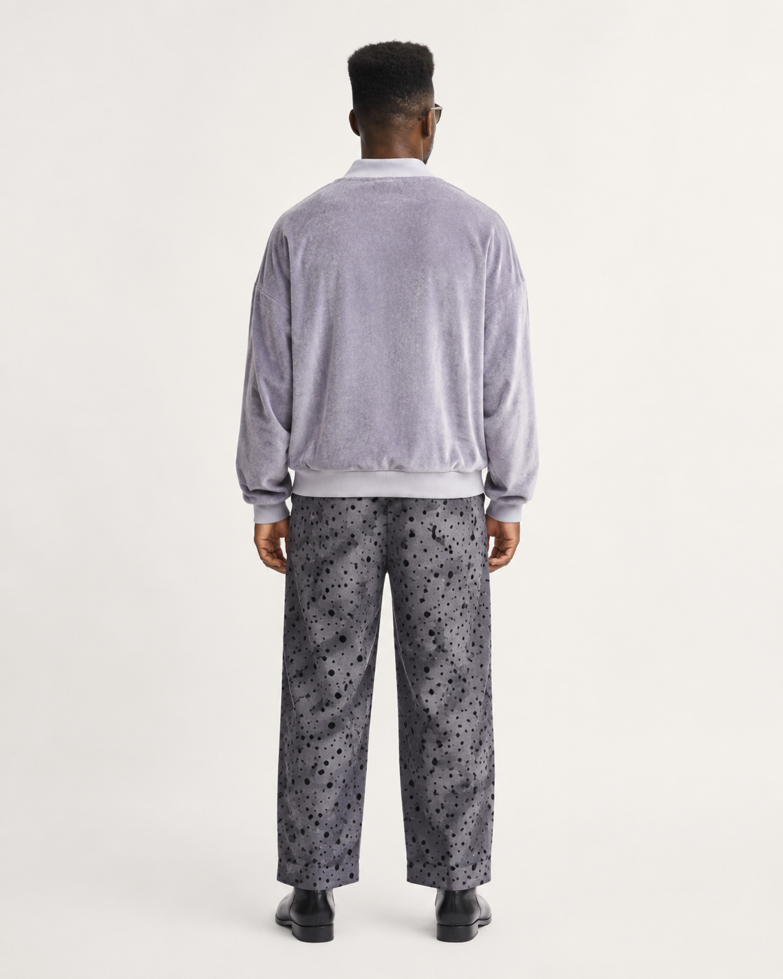Sage Corduroy Bomber Jacket | Grey