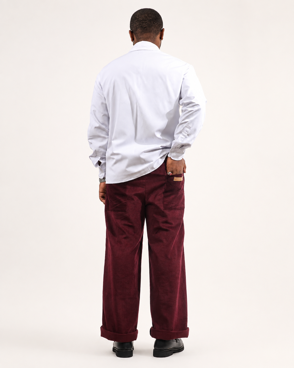 Espresso Corduroy Pants | Burgundy