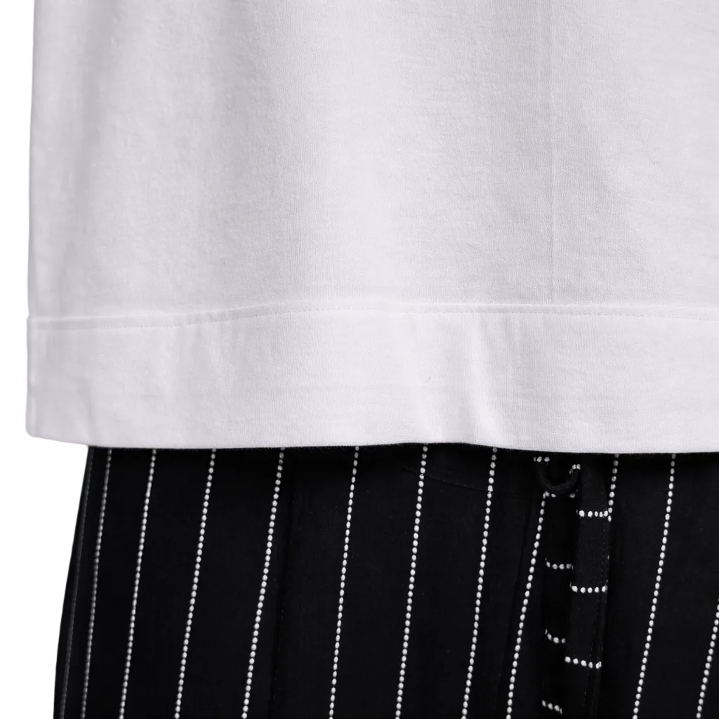 Oversize Fold-to-Crop T-Shirt / Off-white — Men’s T-Shirt