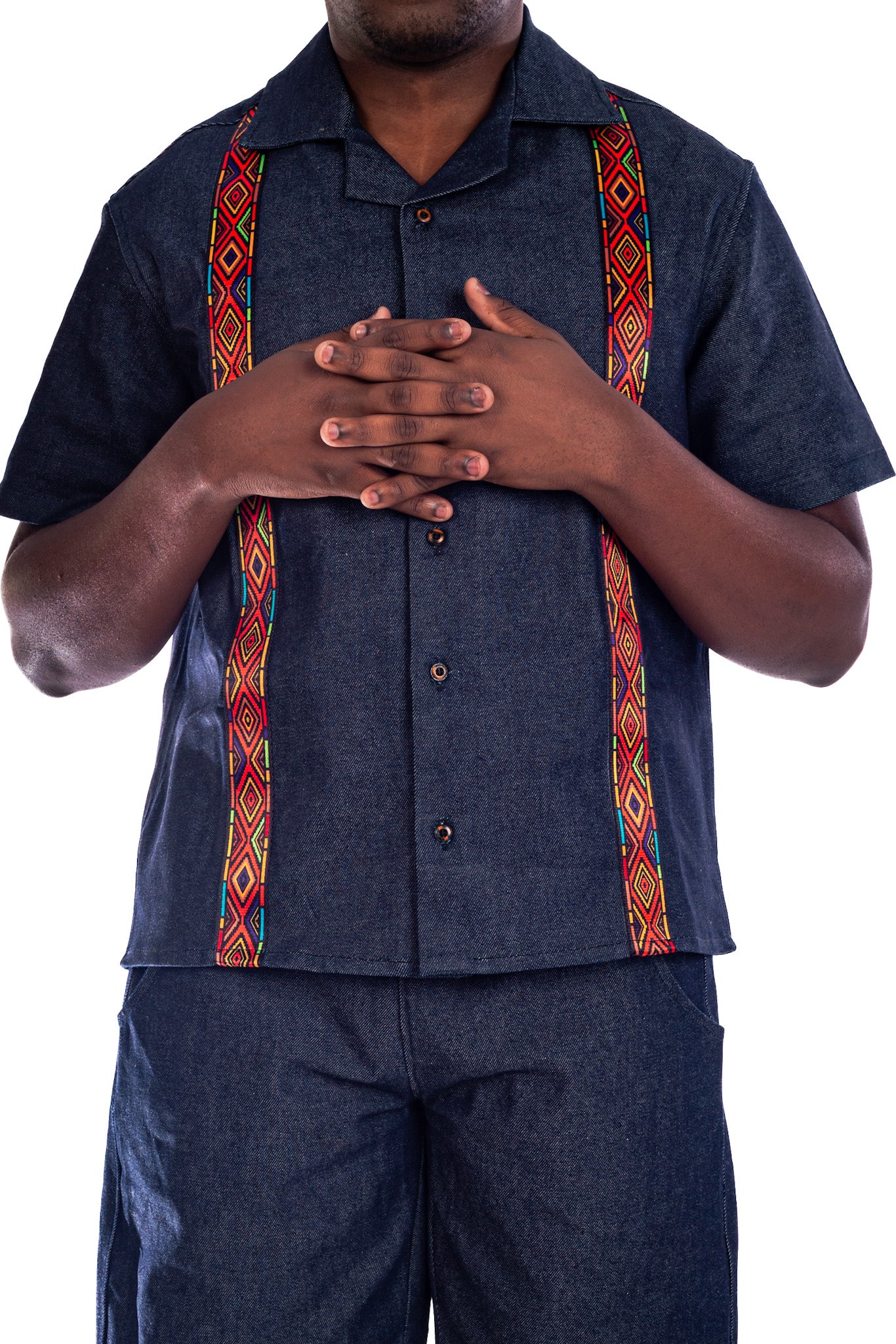 Men's streetwear denim shirt