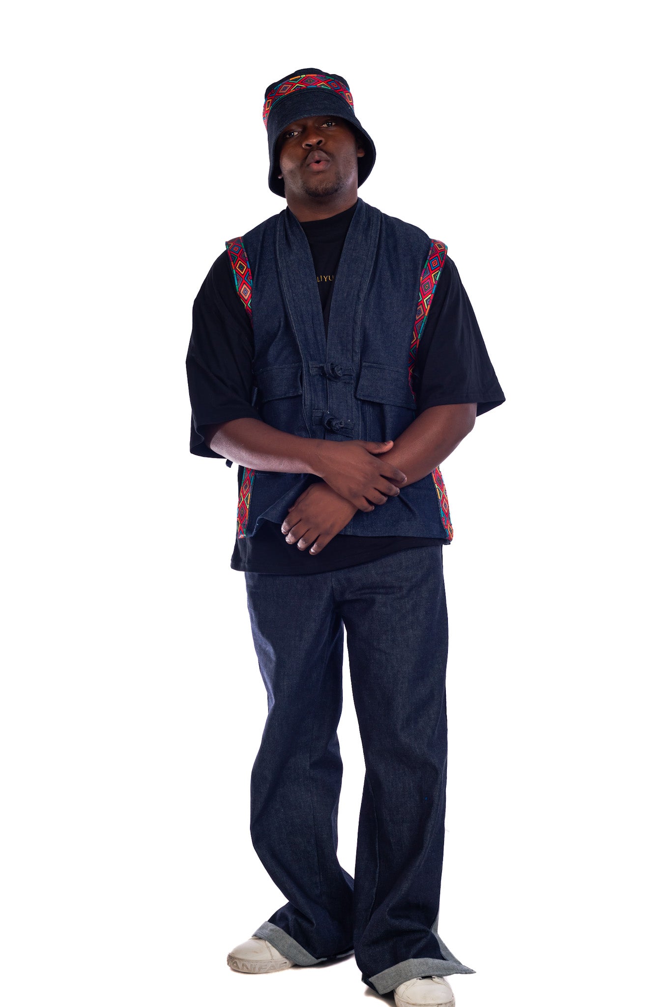 Men’s Streetwear Denim Farm Vest