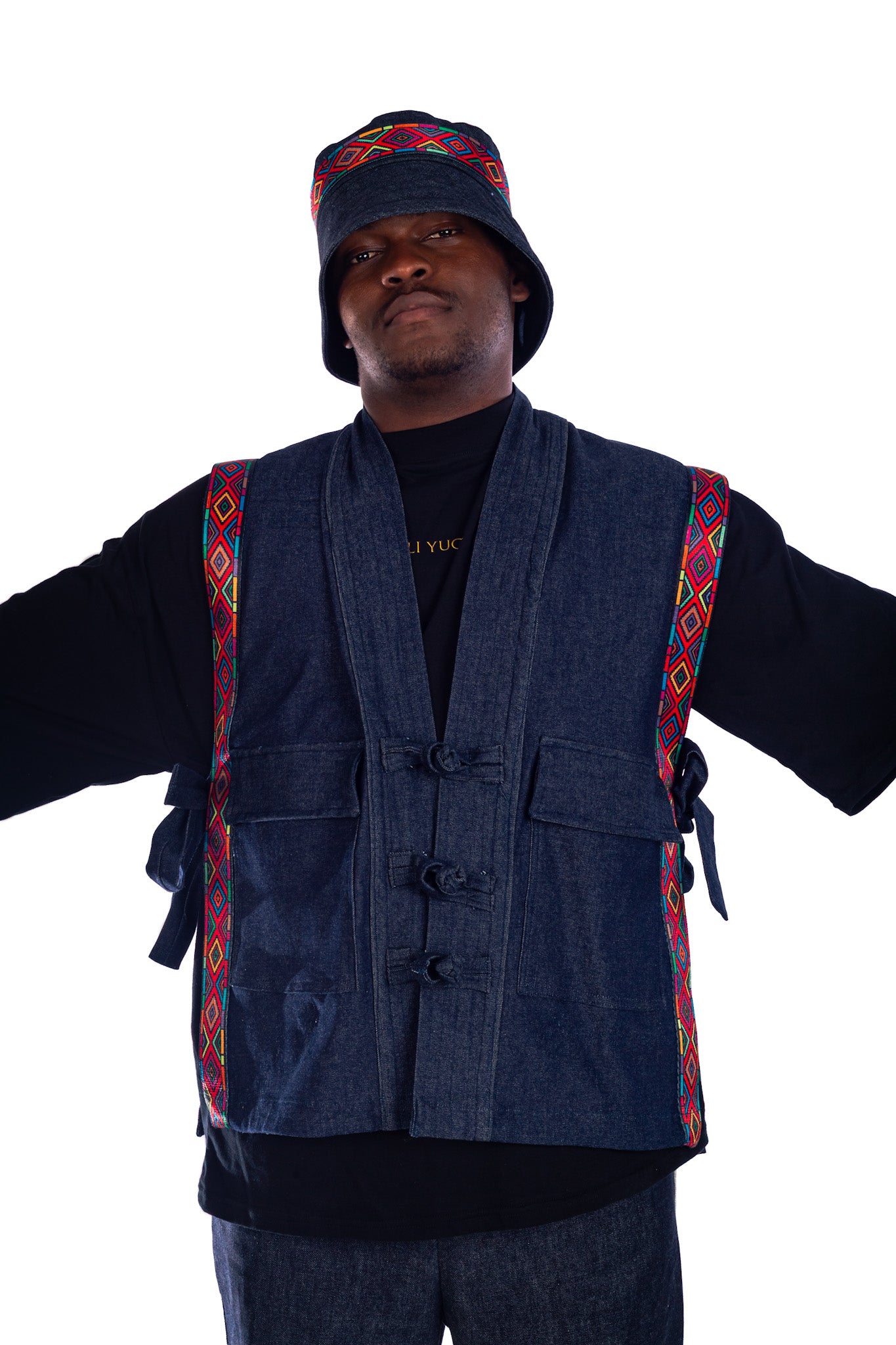 Men’s Streetwear Denim Farm Vest