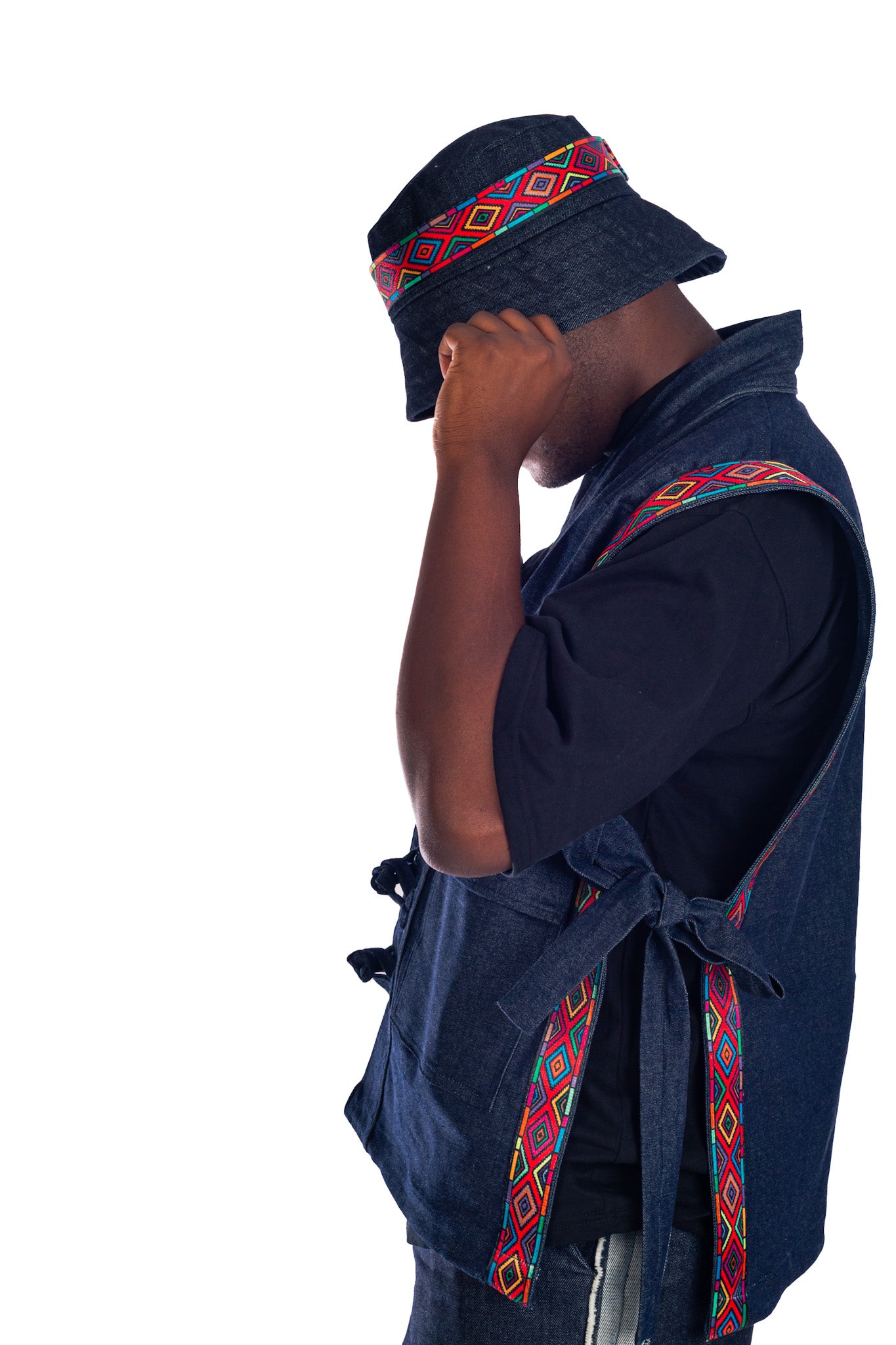 Men’s Streetwear Denim Farm Vest