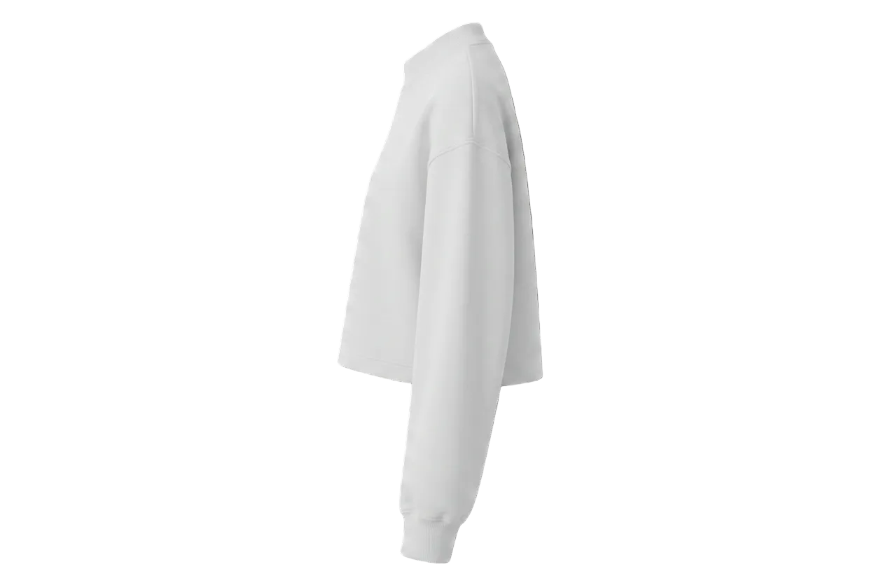 Cashmere Extralength Sleeve Reversable Crop