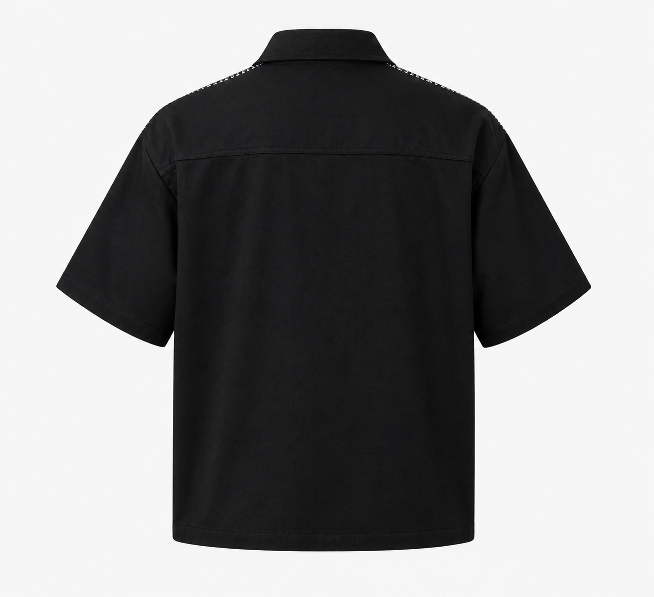 Zebra Contrast Zip Shirt