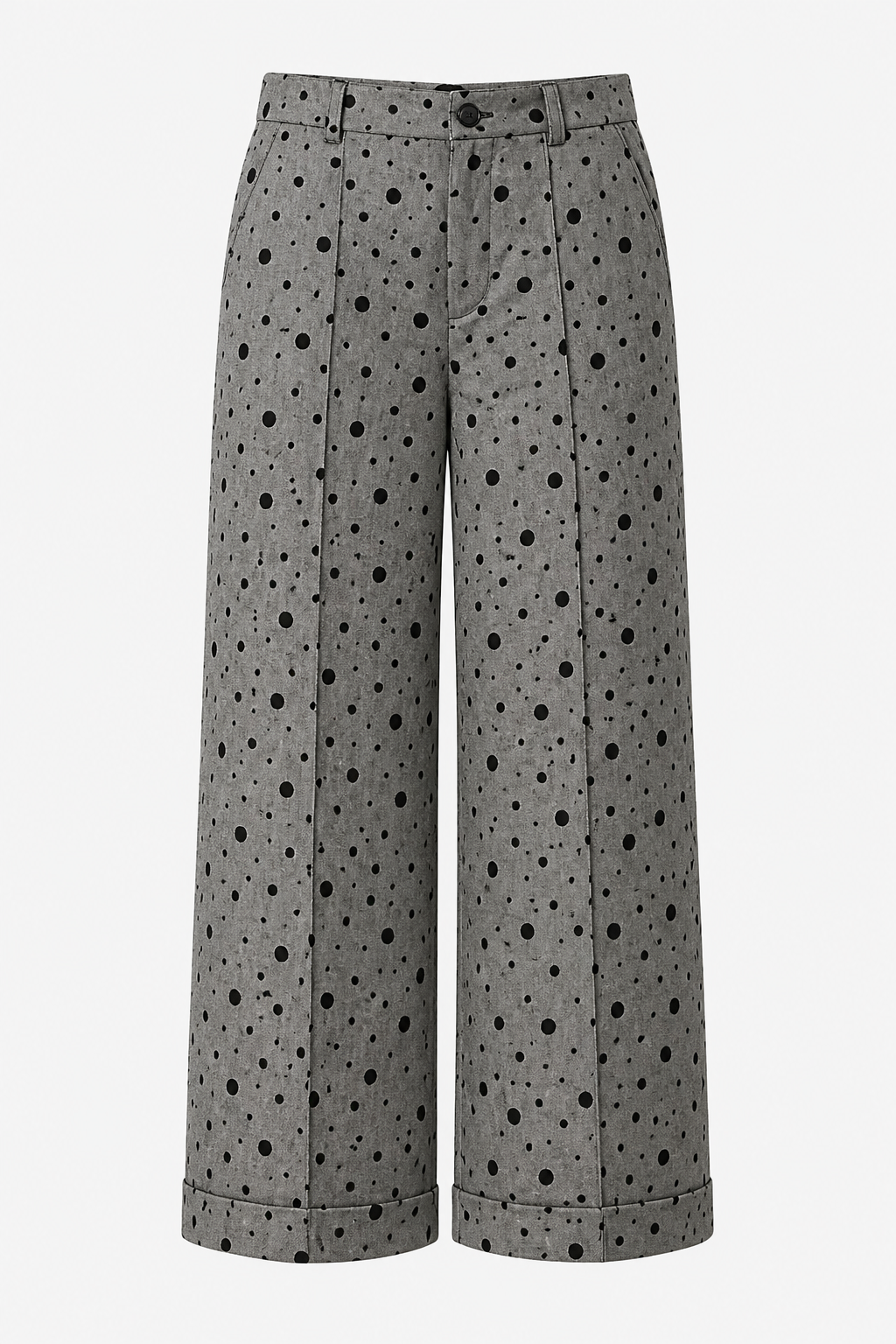 Textured Polka Dot Chinos