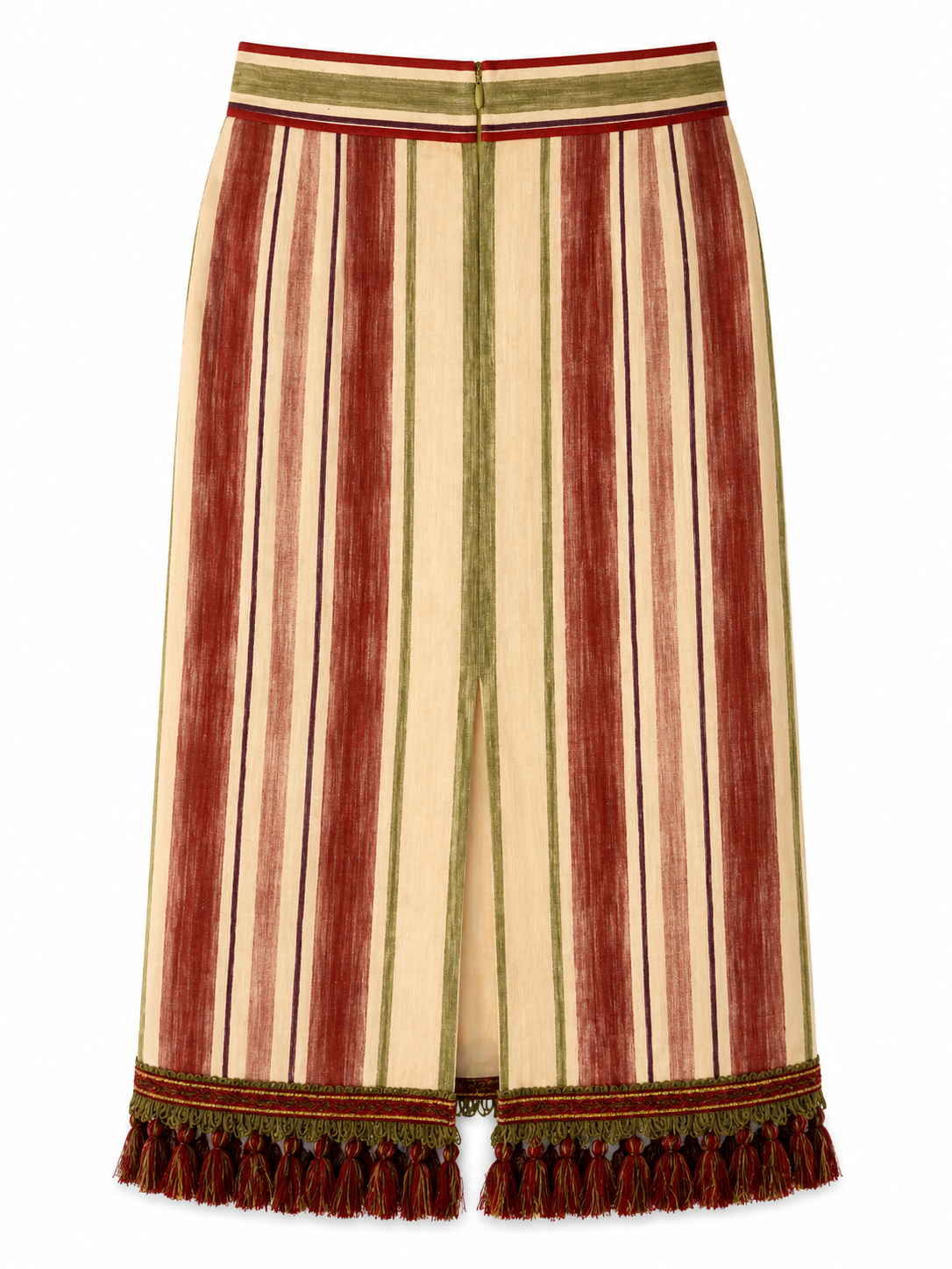 Structured Tassel Skirt