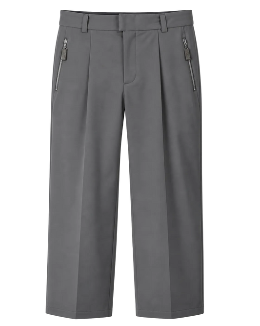 Structured Zip Tailored Pants