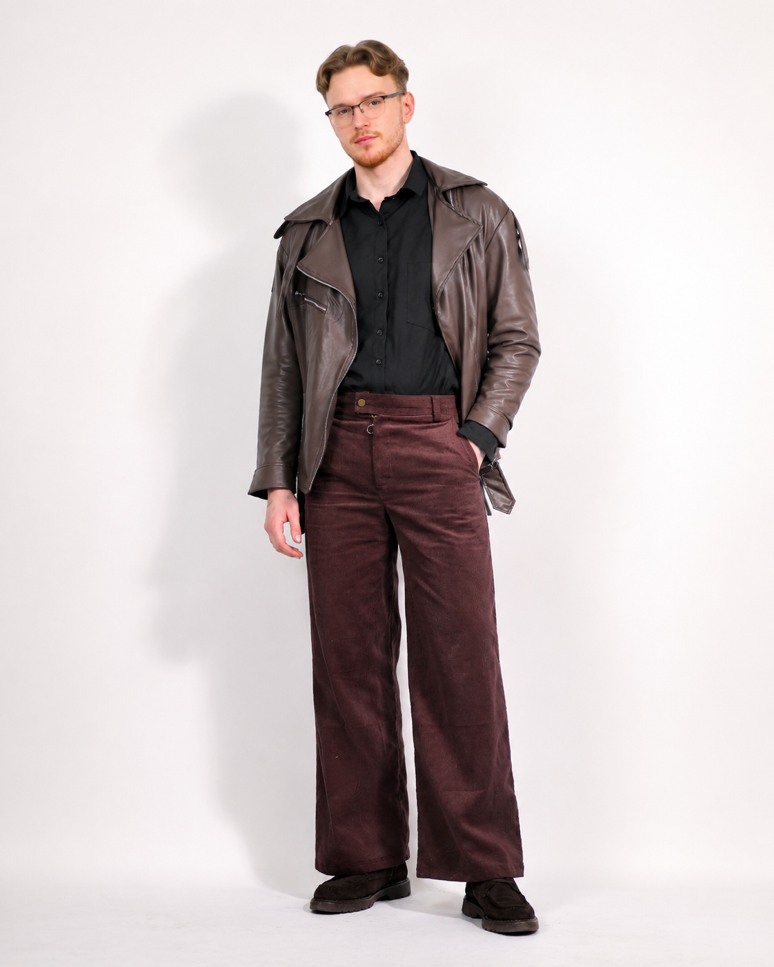 Soft Leather Moto Jacket | Male