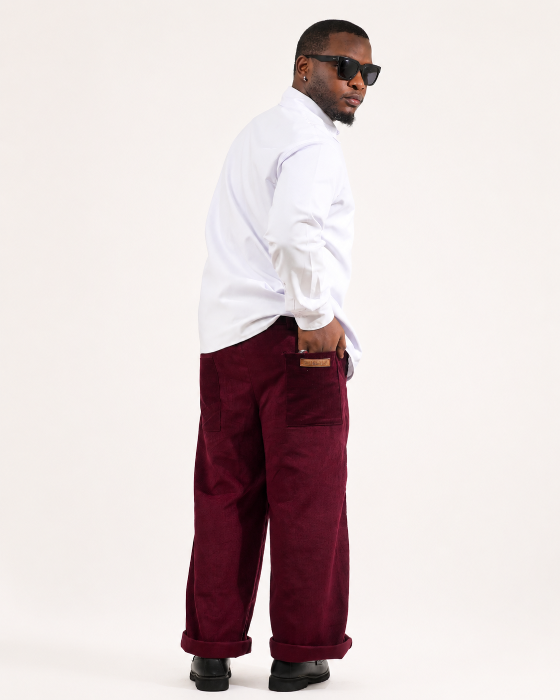 Espresso Corduroy Pants | Burgundy