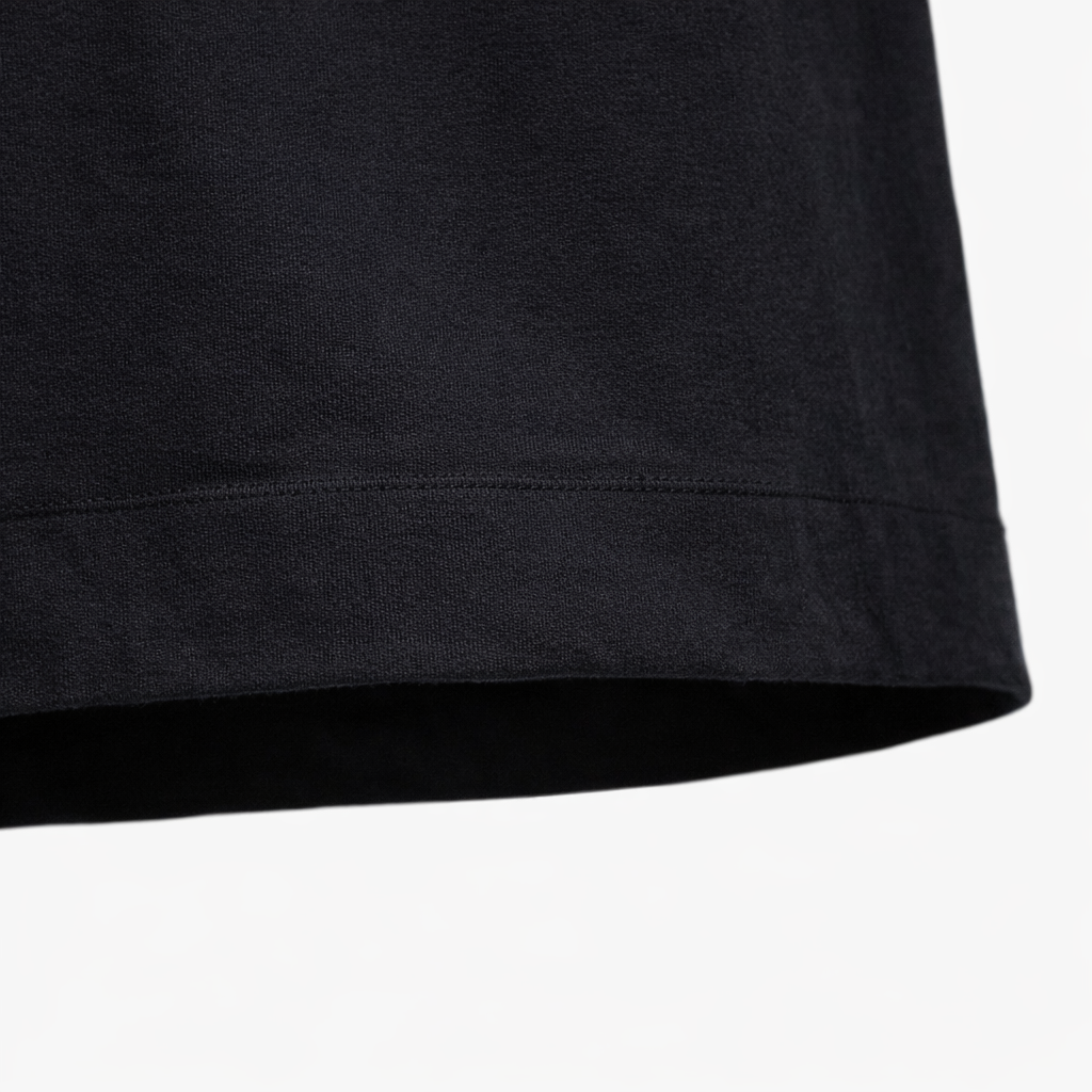 Oversize Fold-to-Crop T-Shirt / Black — Men’s T-Shirt