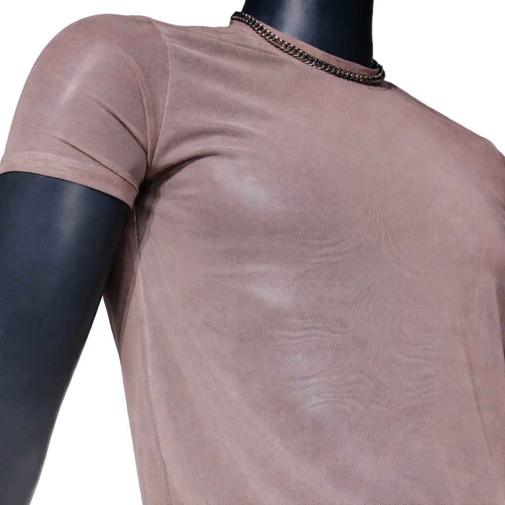 Fine Mesh Tee / Seaweed Green — Men’s Shirt