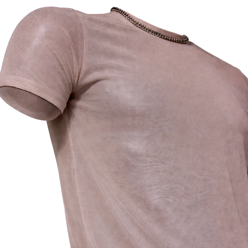 Fine Mesh Tee / Seaweed Green — Men’s Shirt