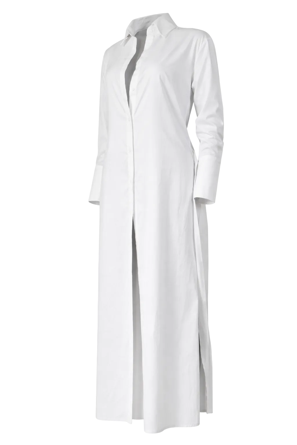Shirt Dress / White — Women’s Dress