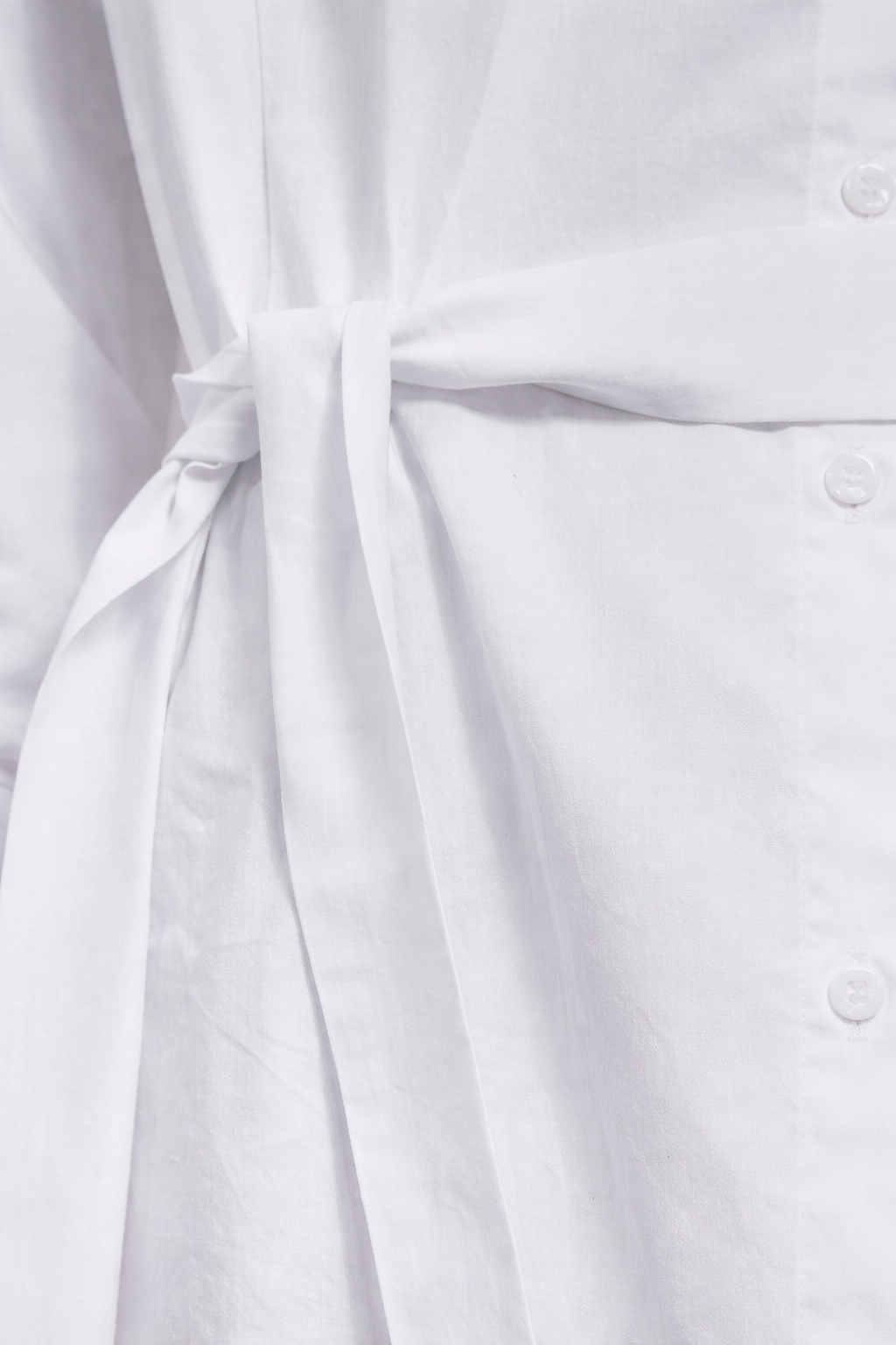 Shirt Dress / White — Women’s Dress