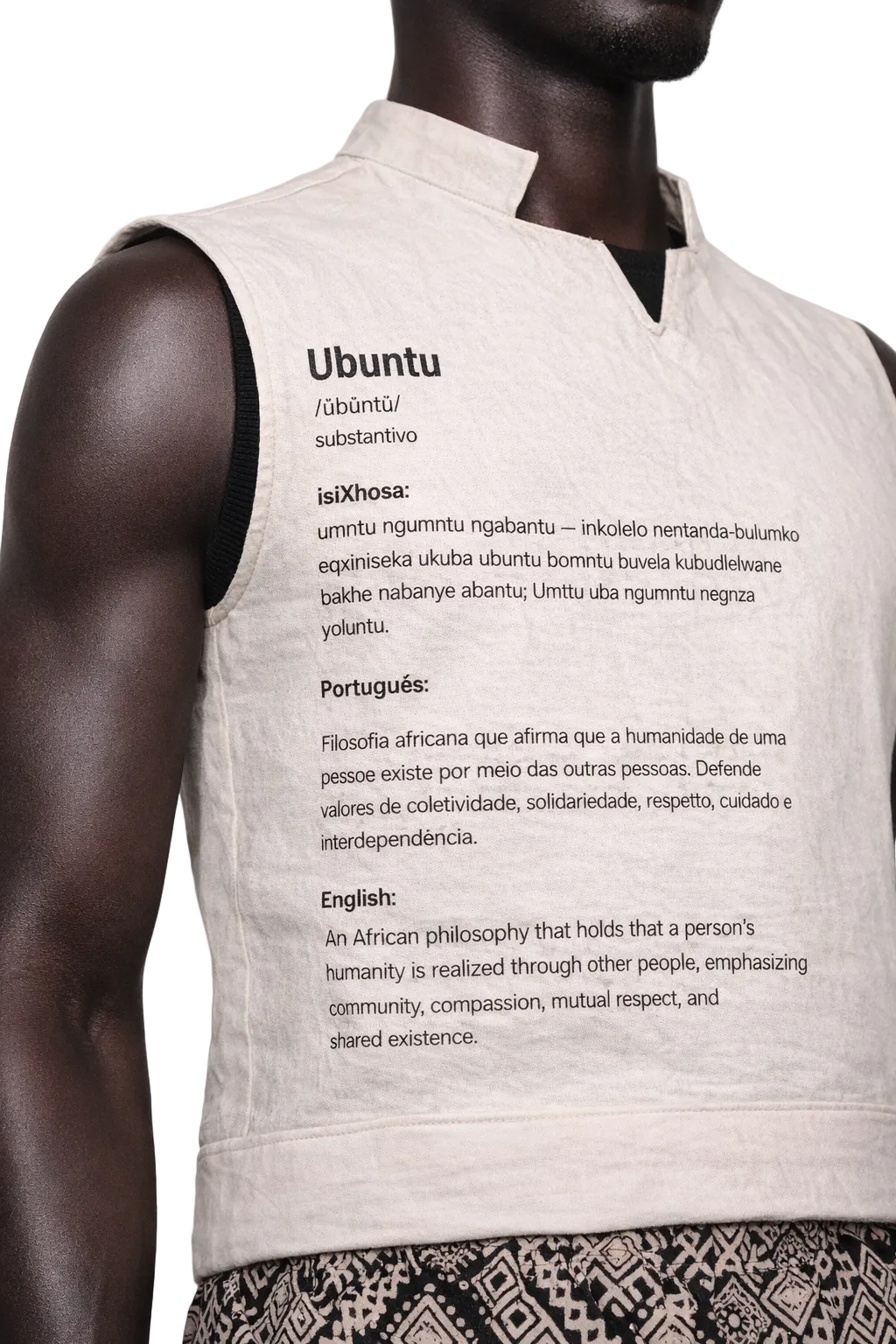 Ubuntu Shirt / Beige — Men’s Shirt