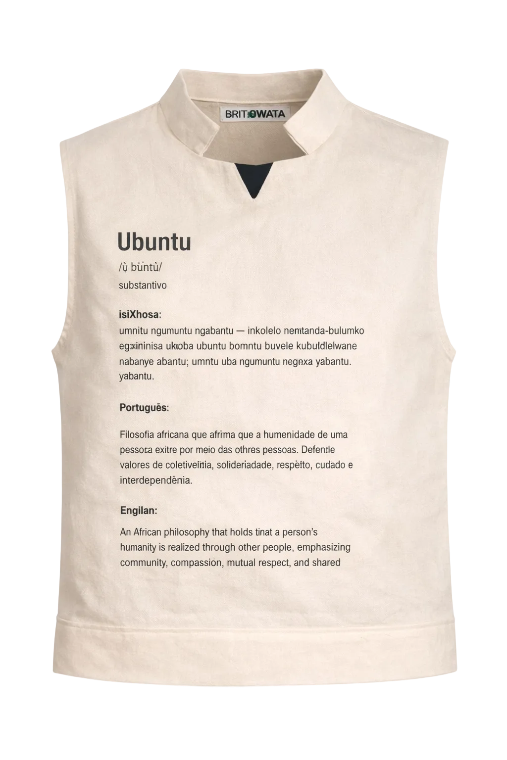 Ubuntu Shirt / Beige — Men’s Shirt
