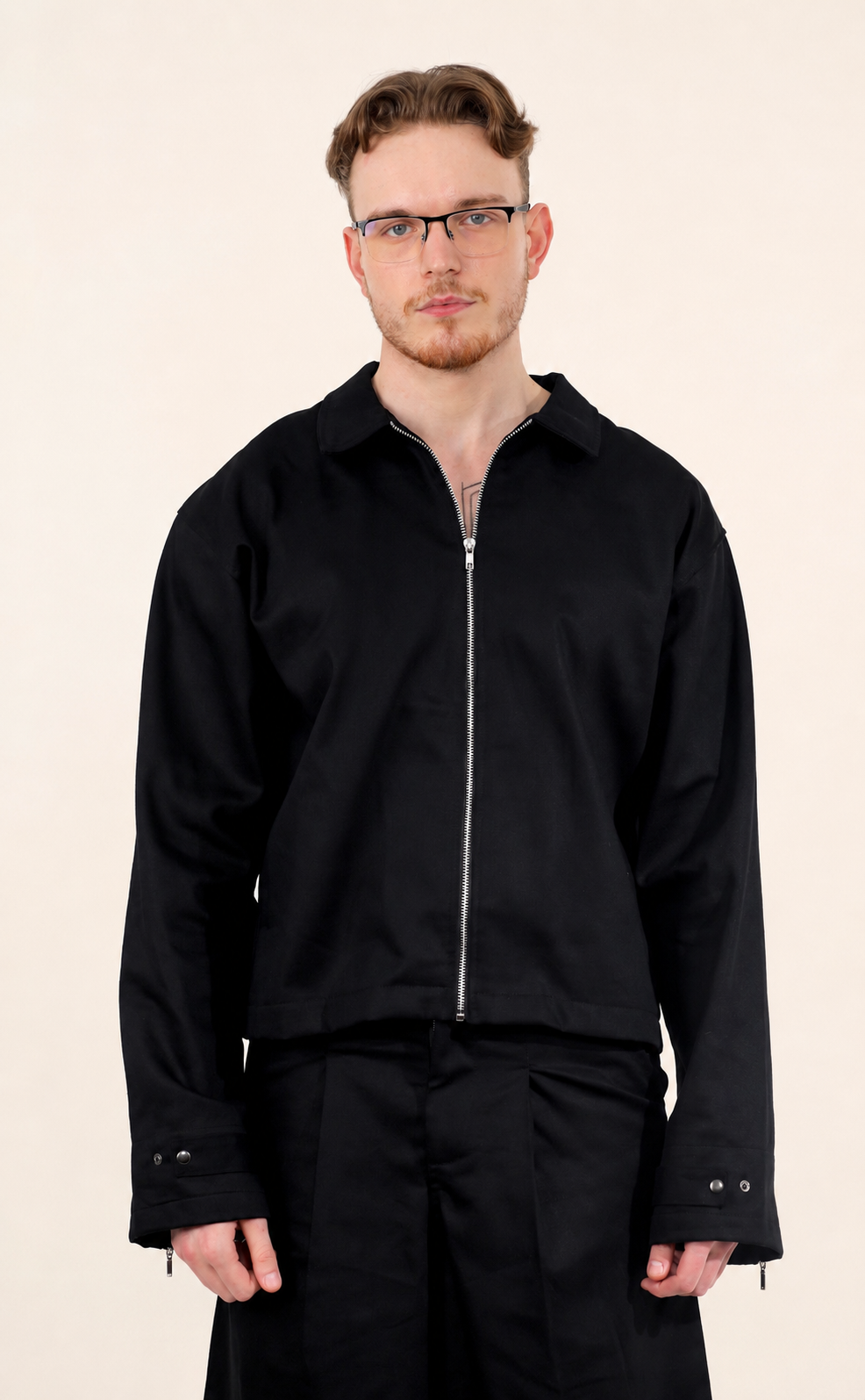 Midnight Cuff Zip Shirt