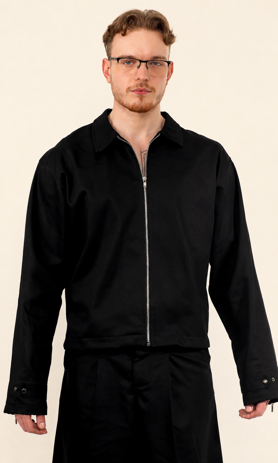Midnight Cuff Zip Shirt