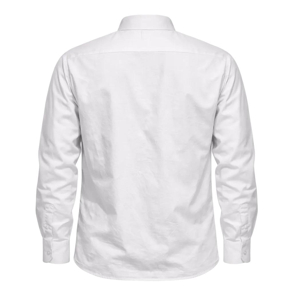 Men’s Shirt – Contemporary African Streetwear | Brito Wata  (Long Sleeve Shirt – White | Two African Boys Under the Brazilian Sun)