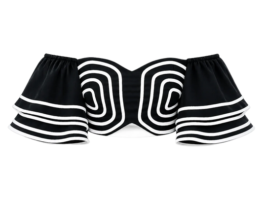 Nubian Queen Flare Crop Top