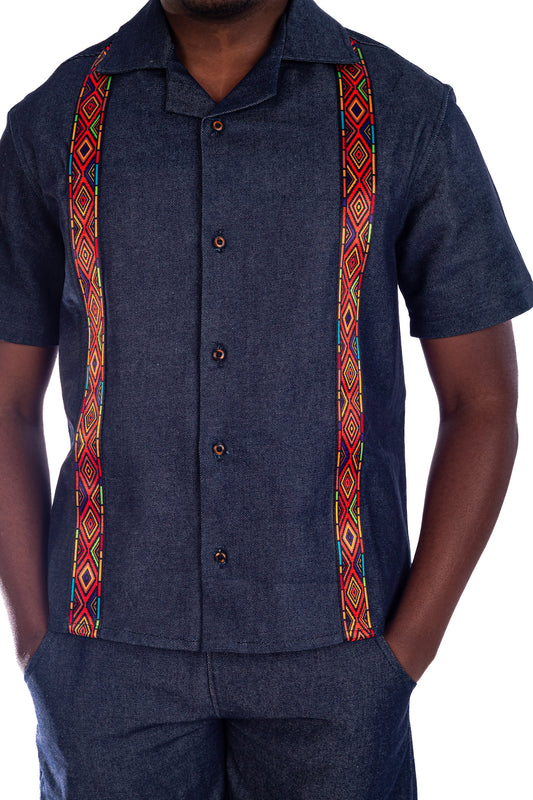 Men's streetwear denim shirt