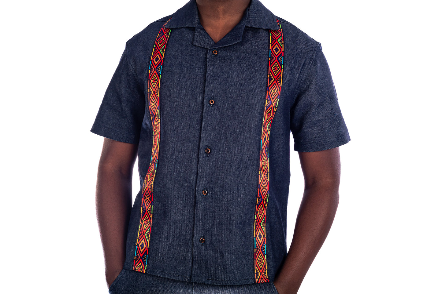 Men's streetwear denim shirt