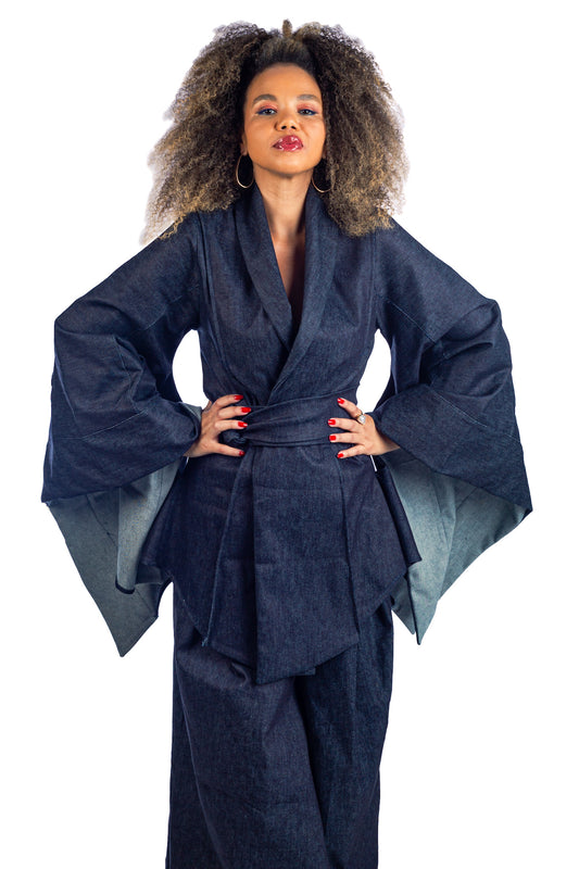 Women's Denim Kimono – Exclusive Design by Maria Denim Collection