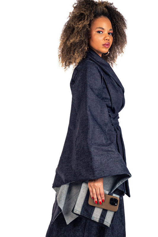 Women's Denim Set – Exclusive Pants and Kimono by Maria Denim Collection