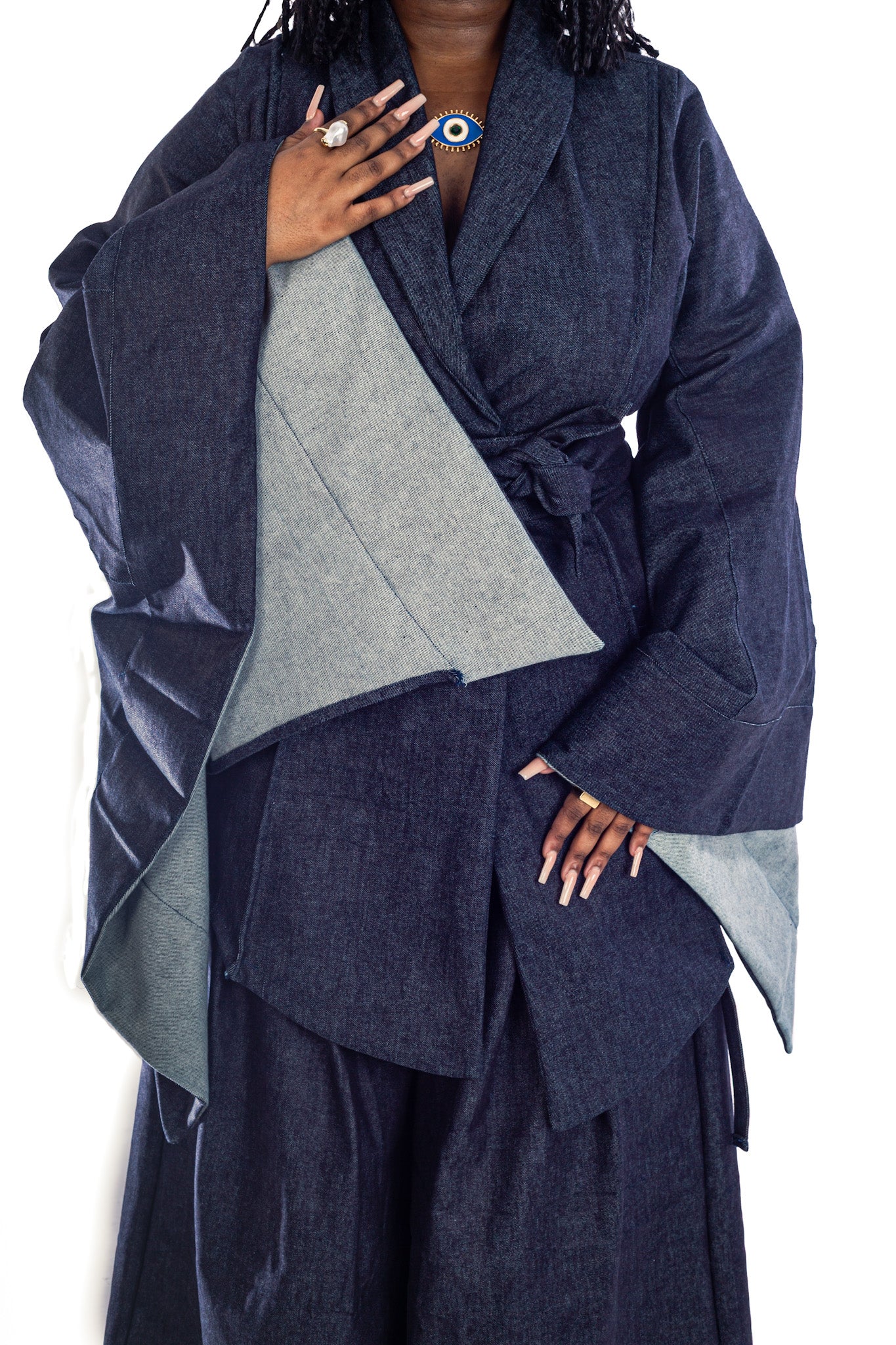 Women's Denim Kimono – Exclusive Design by Maria Denim Collection
