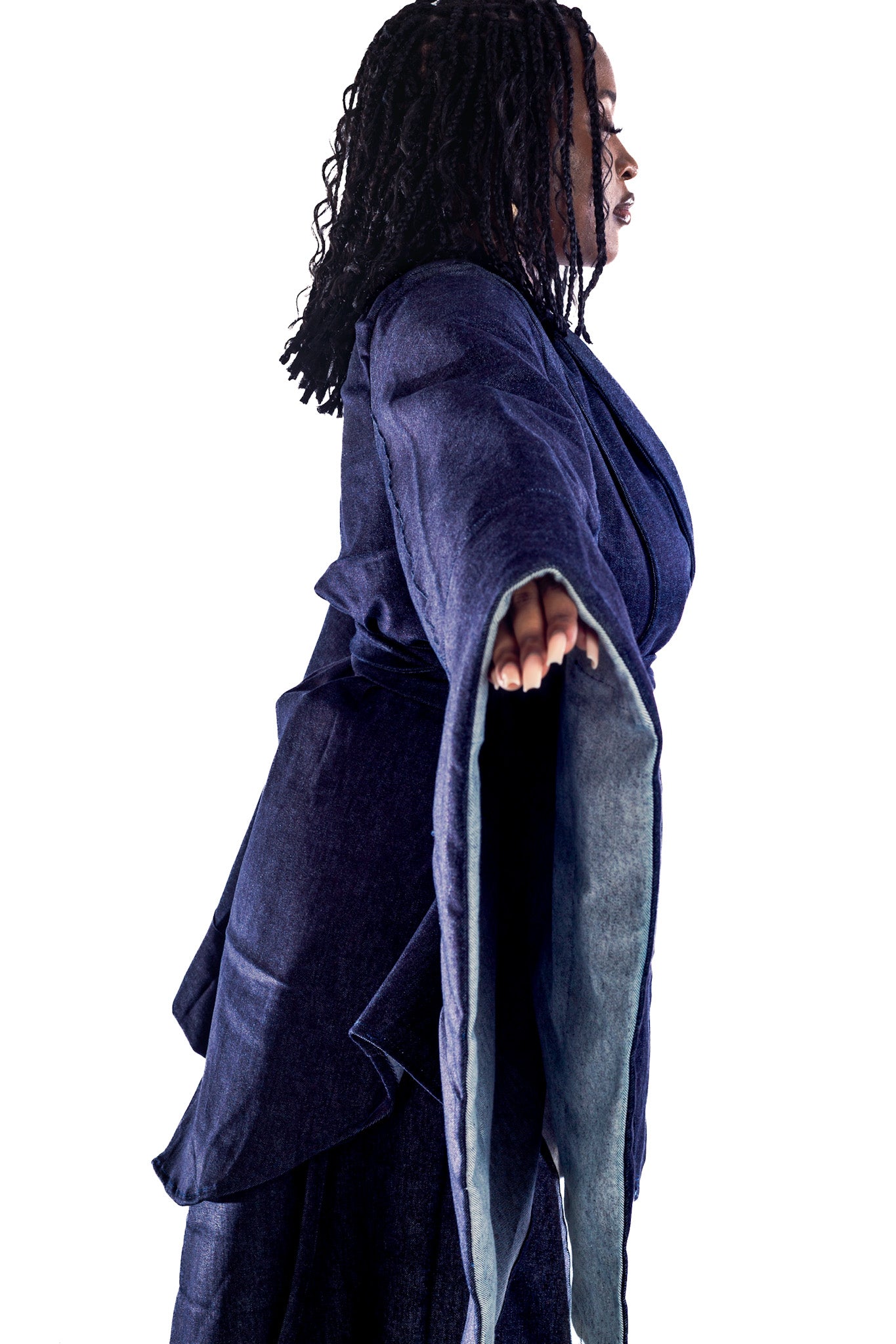 Women's Denim Kimono – Exclusive Design by Maria Denim Collection