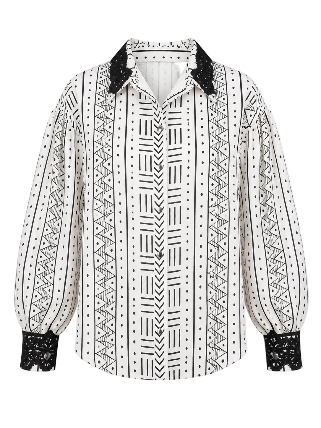 Tribal Lace Blouse