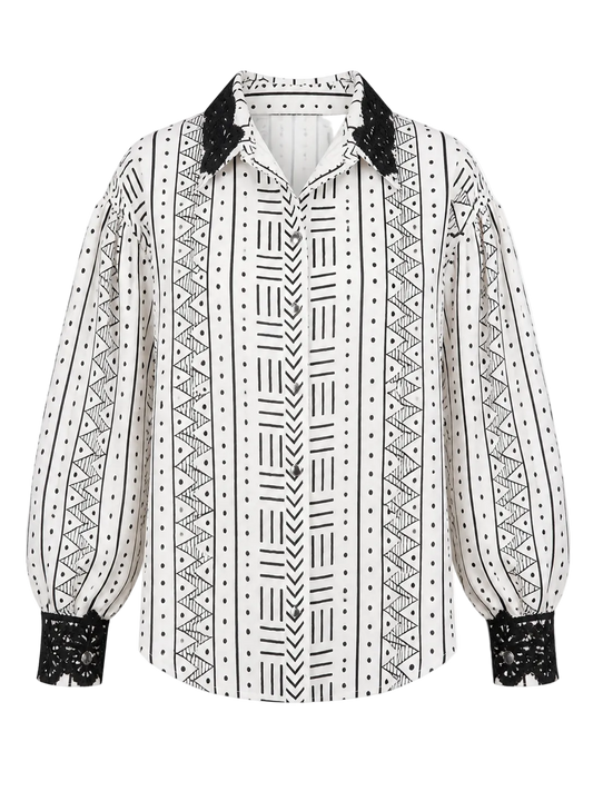 Tribal Lace Blouse